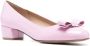 Ferragamo Leren pumps Roze - Thumbnail 2