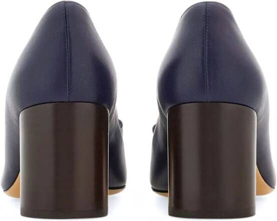 Ferragamo Leren pumps 60 mm Blauw