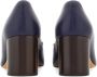 Ferragamo Leren pumps 60 mm Blauw - Thumbnail 3