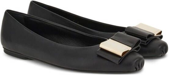 Ferragamo Romy ballerina's Zwart