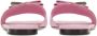 Ferragamo Leren slippers Roze - Thumbnail 3