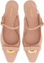 Ferragamo Drop Bow 55 mm pumps Roze - Thumbnail 4