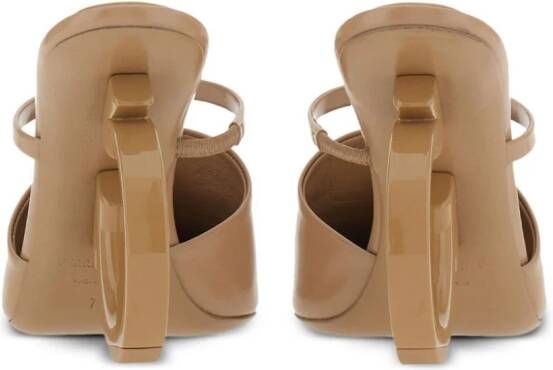 Ferragamo Elina leren muiltjes Beige