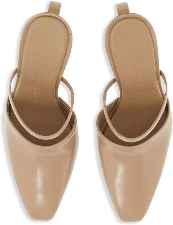 Ferragamo Elina leren muiltjes Beige