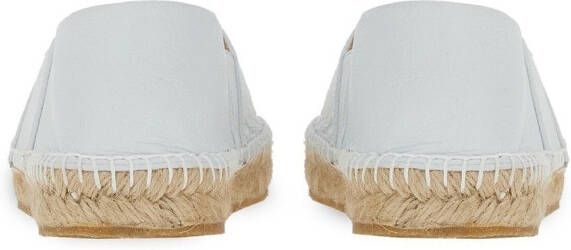 Ferragamo Espadrilles met geborduurd logo Wit