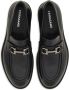 Ferragamo Gancini leren mocassin loafers met bedel Zwart - Thumbnail 4