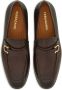 Ferragamo Gancini leren loafers Bruin - Thumbnail 4