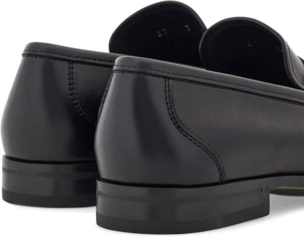 Ferragamo Loafers met Gancini-plakkaat Zwart