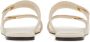 Ferragamo Leren slippers Beige - Thumbnail 3