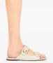 Ferragamo Leren slippers Beige - Thumbnail 5