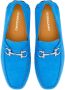 Ferragamo Gancini suède loafers Blauw - Thumbnail 4