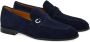 Ferragamo Gancini suède loafers Blauw - Thumbnail 2