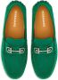 Ferragamo Gancini suède loafers Groen - Thumbnail 4