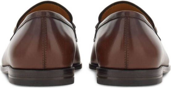 Ferragamo Loafers met Gancini-gesp Bruin