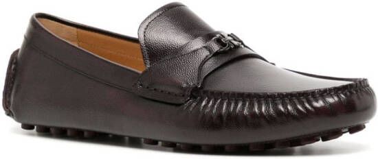 Ferragamo Loafers met Gancini-gesp Rood