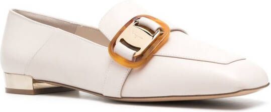 Ferragamo Loafers met gesp Beige