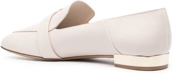 Ferragamo Loafers met gesp Beige