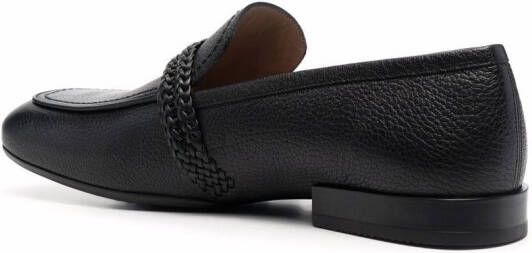 Ferragamo Missouri leren loafers Zwart