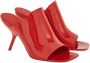 Ferragamo Muiltjes met open neus Rood - Thumbnail 2