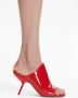 Ferragamo Muiltjes met open neus Rood - Thumbnail 5