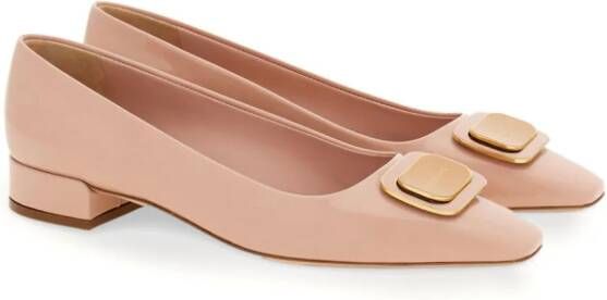 Ferragamo New Vara leren pumps Roze