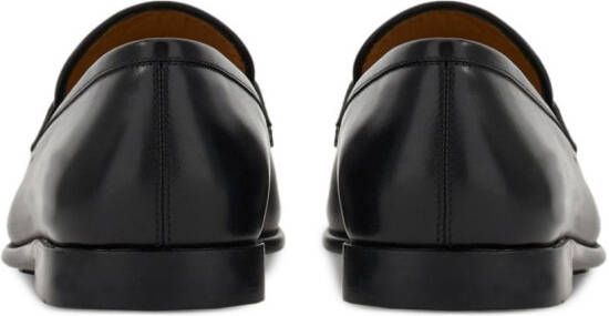 Ferragamo Gancini horsebit leren loafers Bruin