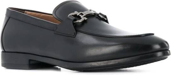 Ferragamo Ree leren loafers Zwart