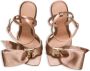 Ferragamo Sandalen met asymmetrische strik Beige - Thumbnail 4