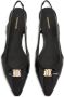 Ferragamo Slingback ballerina's met logoplakkaat Zwart - Thumbnail 4