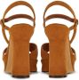 Ferragamo Sonya sandalen met blokhak Bruin - Thumbnail 3