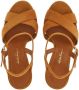 Ferragamo Sonya sandalen met blokhak Bruin - Thumbnail 4