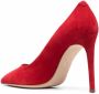 Ferragamo Suède pumps Rood - Thumbnail 3