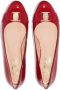 Ferragamo Vara ballerina's met strik Rood - Thumbnail 4