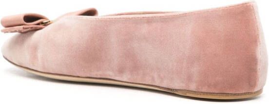 Ferragamo Vara Bow ballerina's Roze