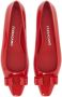 Ferragamo Vara ballerina's met strikdetail Rood - Thumbnail 4