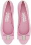 Ferragamo Vara ballerina's met strikdetail Roze - Thumbnail 4