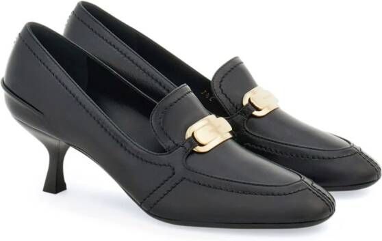 Ferragamo Vara loafers met gesp Zwart