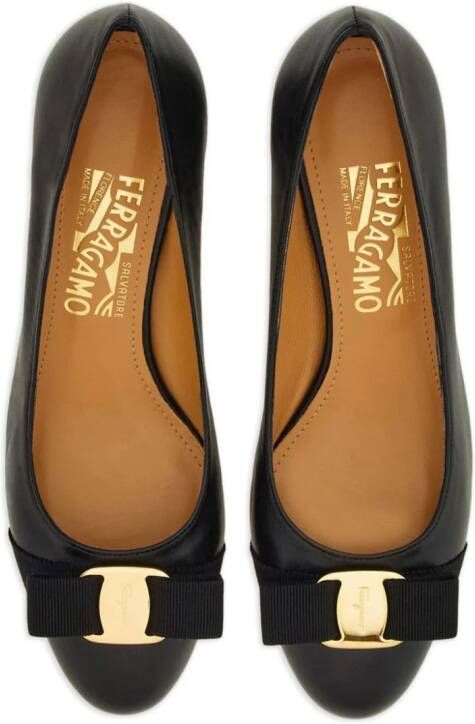 Ferragamo Vara leren pumps 30 mm Zwart