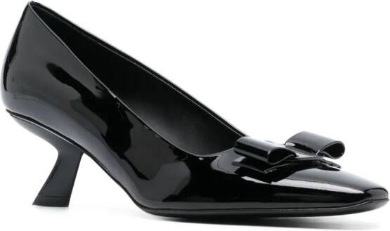 Ferragamo Vara pumps met strik Zwart