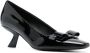 Ferragamo Vara pumps met strik Zwart - Thumbnail 2