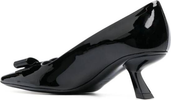 Ferragamo Vara pumps met strik Zwart