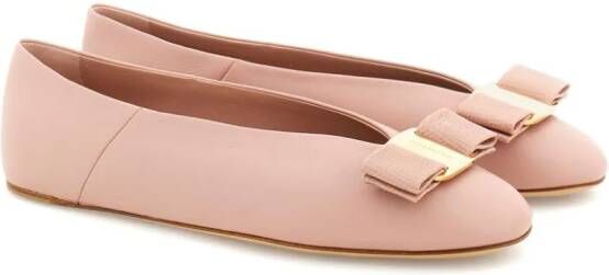 Ferragamo Vara ballerina's Roze