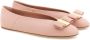 Ferragamo Varina leren ballerina's Roze - Thumbnail 2