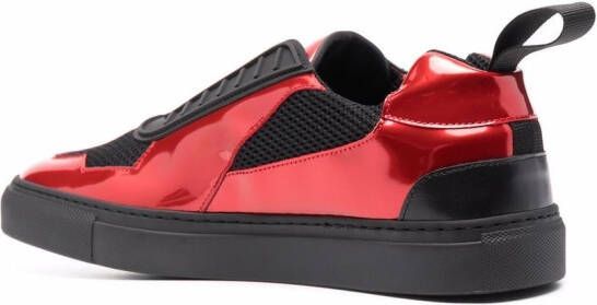 Ferrari Sneakers met gelamineerd-effect Rood