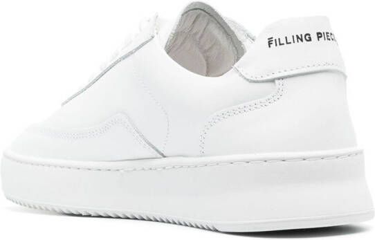 Filling Pieces Leren sneakers Wit