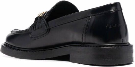 Filling Pieces Loafers met horsebit Zwart