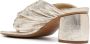 Forte Leren sandalen Goud - Thumbnail 3