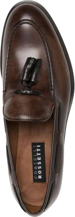 Fratelli Rossetti Leren loafers Bruin