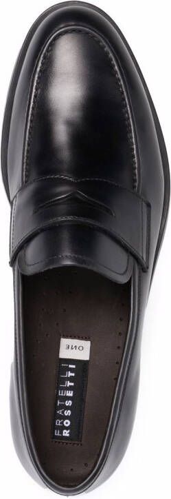 Fratelli Rossetti Leren loafers Zwart