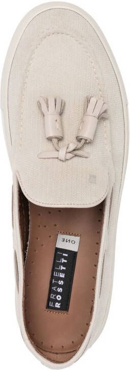 Fratelli Rossetti Loafers met kwastje Beige